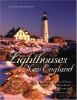 Book cover for "Lighthouses of New England".