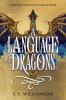 Book cover for "A language of dragons".
