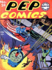 Book cover for "Pep Comics".